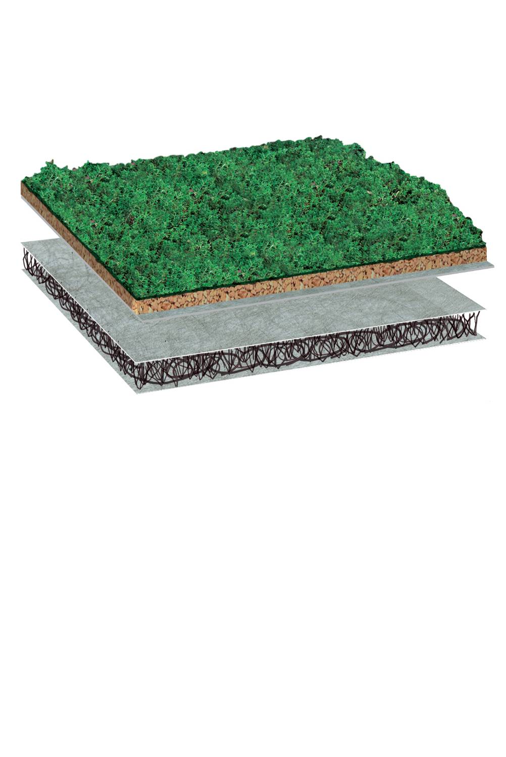 BauderGREEN XF 301 lightweight sedum system with BauderGREEN DU UK organic slow release fertiliser