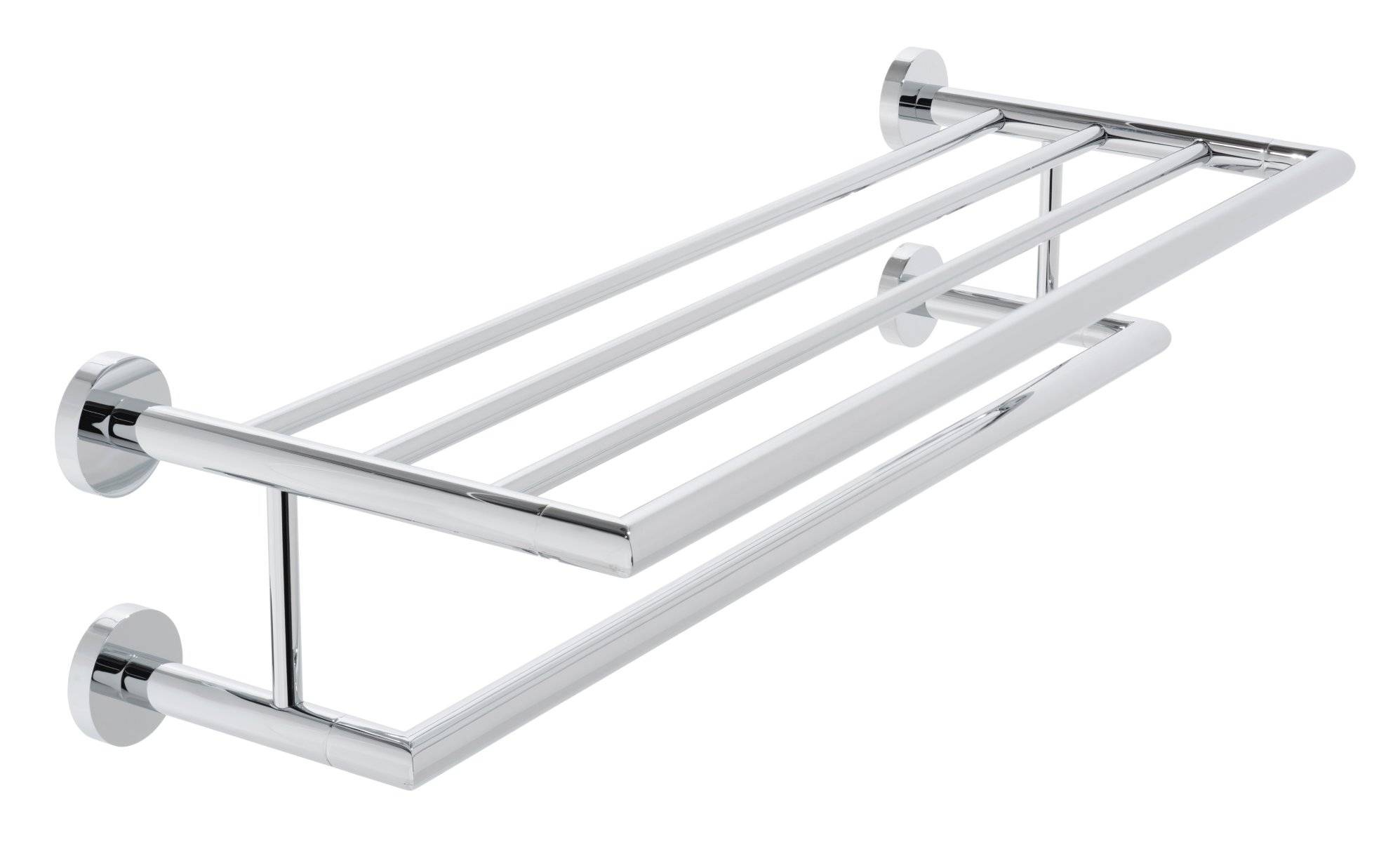 Spa Towel Shelf with Towel Rail 600 mm | SPA-185B-C/P