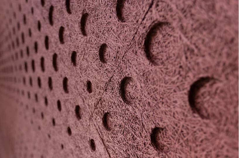 Troldtekt® Design Solutions - dots - Cement-Bonded Wood Wool Panel