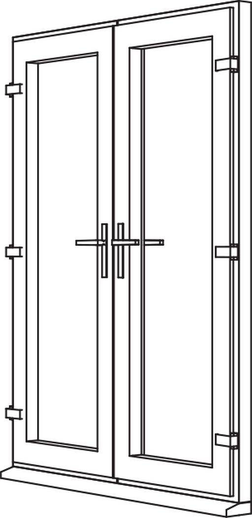 Zendow Neo French Door - F1 Open Out