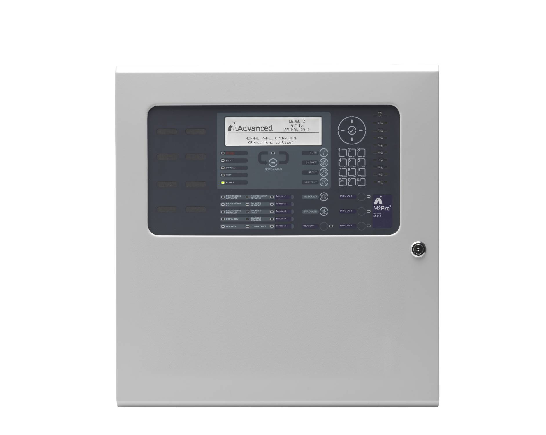 MxPro 5 Fire Alarm Control Panel 1-4 Loop