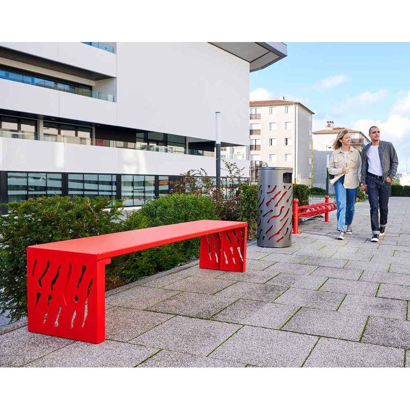 Venice steel bench - Street furniture