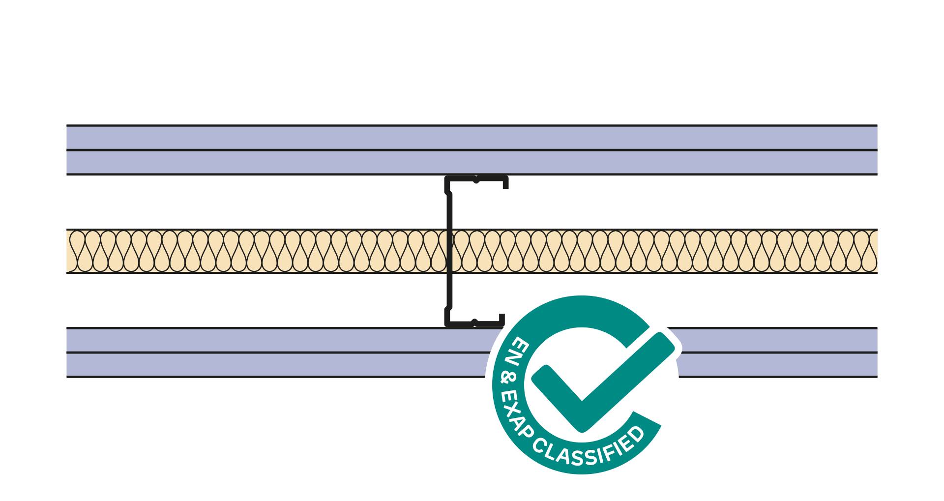 Siniat Single Frame Partition CS90R-215dB-25G