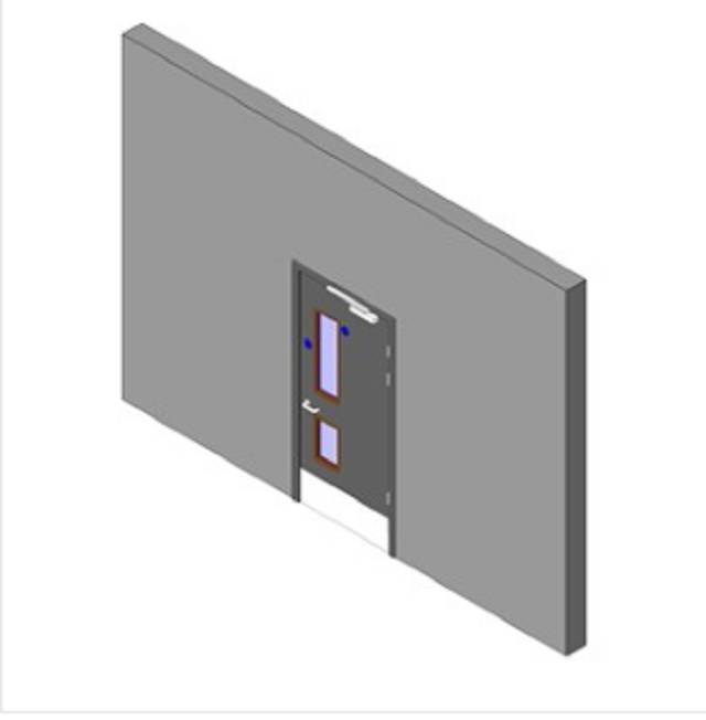 Education Range: Classroom Doorset - Wood Doorsets