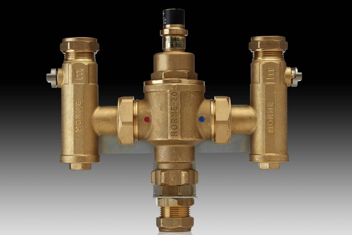 Thermostatic Mixing Valve with Isolating Valves | Horne Engineering Ltd ...