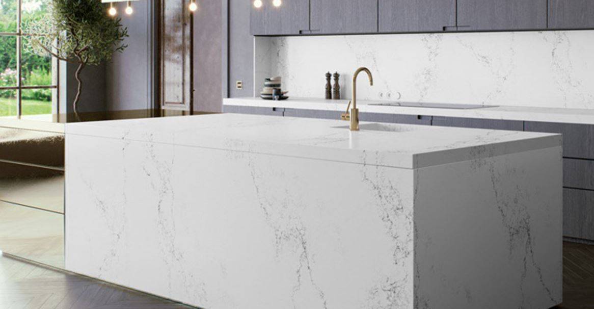 5151 Empira White - Engineered Quartz Surface | Caesarstone UK | NBS ...