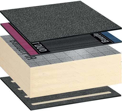 Bauderflex Warm Roof System - Self Adhered