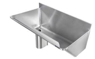 Curved Front Scrub-Up Trough (SU H) - Healthcare Wash Trough