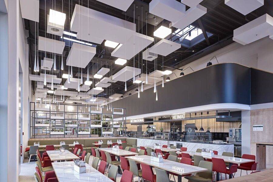 Corpus canopy - 3D sound absorber - Acoustic Ceiling Canopy