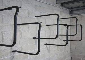 Wall mounted bike racks