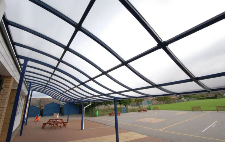 Plymouth Wave Canopy - Modular canopy, open sided shelter