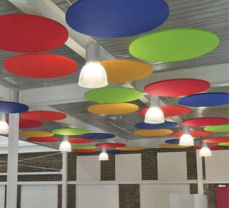 Acoustic Wall & Ceiling Panels - Isocheck Reverb Panels - Panel to absorb sound energy