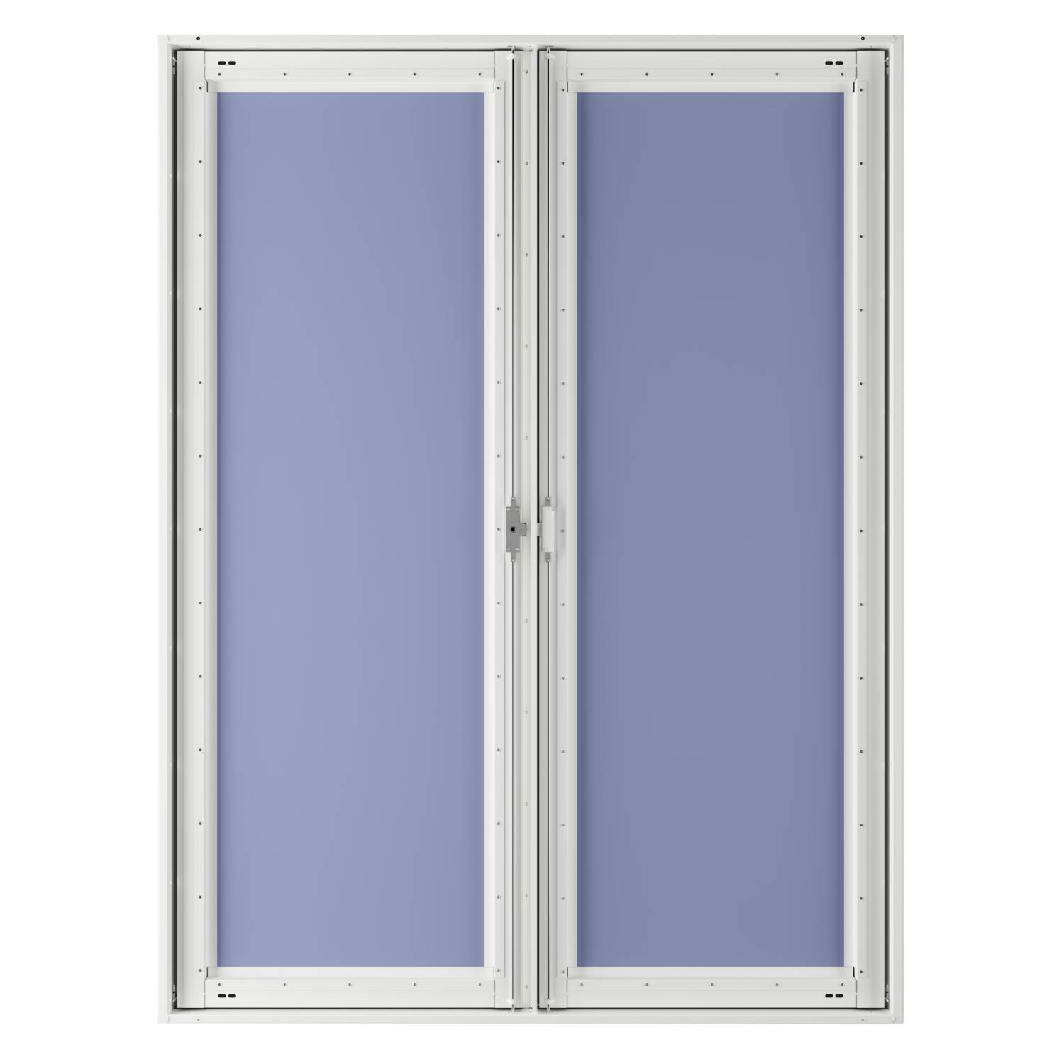 Metal Riser Door- Double Door Unit (Premium EX51 Range)- Picture Frame- 2 hour Fire Rated From The Face & Rear- Smoke Tested- 35dB Acoustic