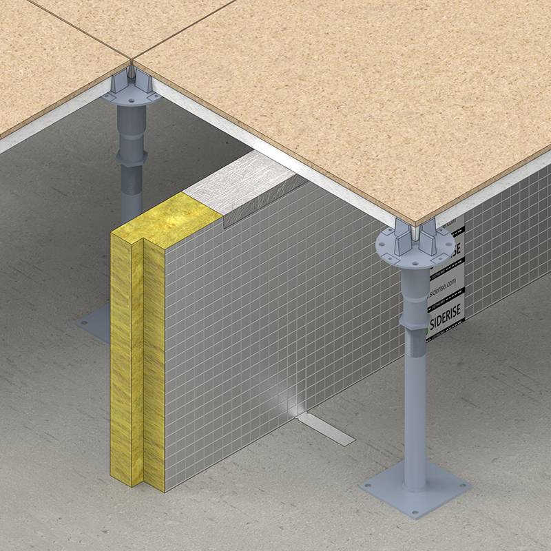 SIDERISE RF Cavity Barriers and Firestops for Raised Access Floors 