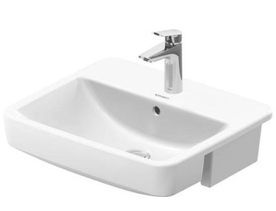 Duravit No.1 Semi-Recessed Washbasin 550 mm 