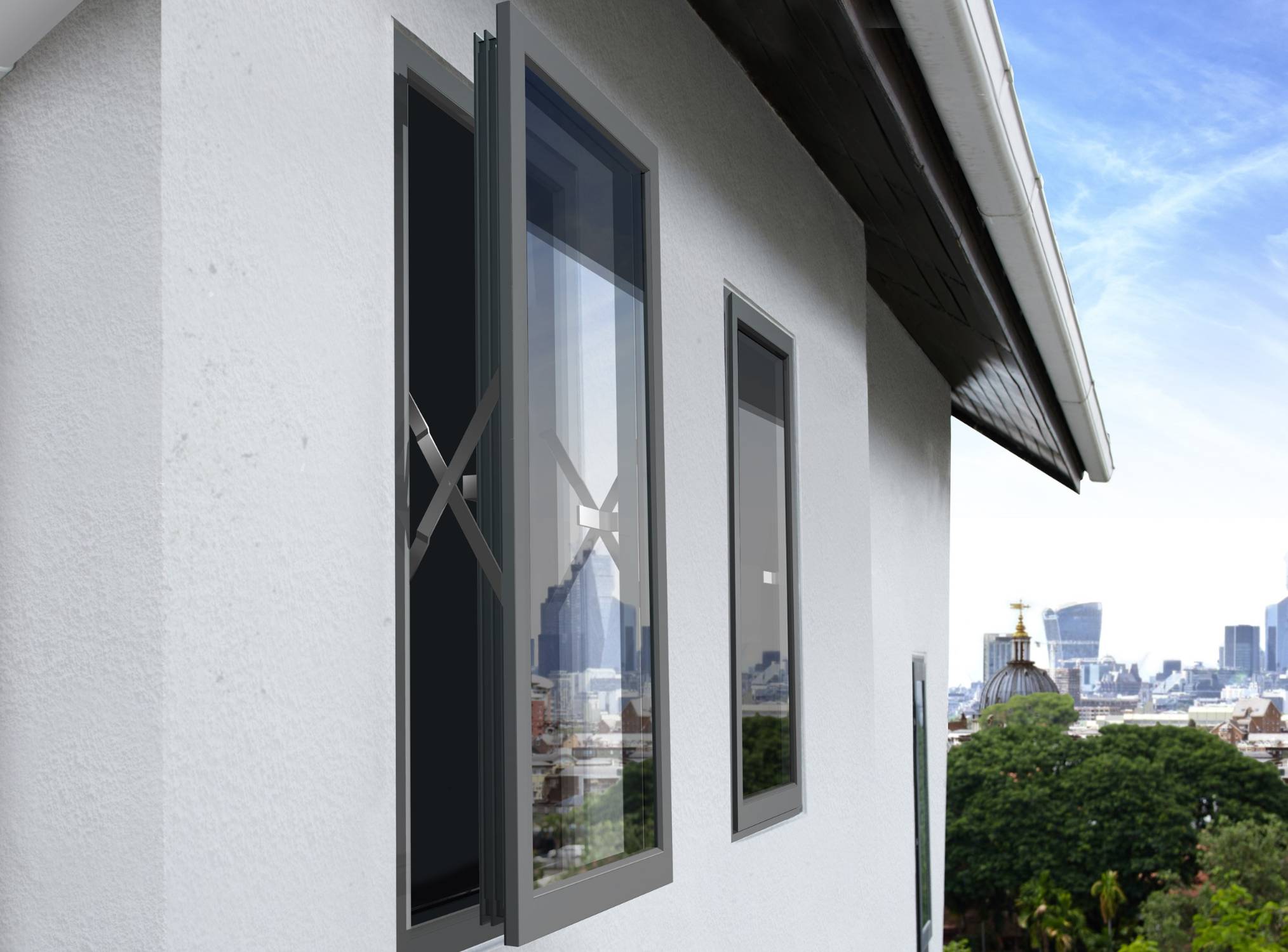 Kestrel Aluminium 60mm Polyamide Window System - Aluminium window system