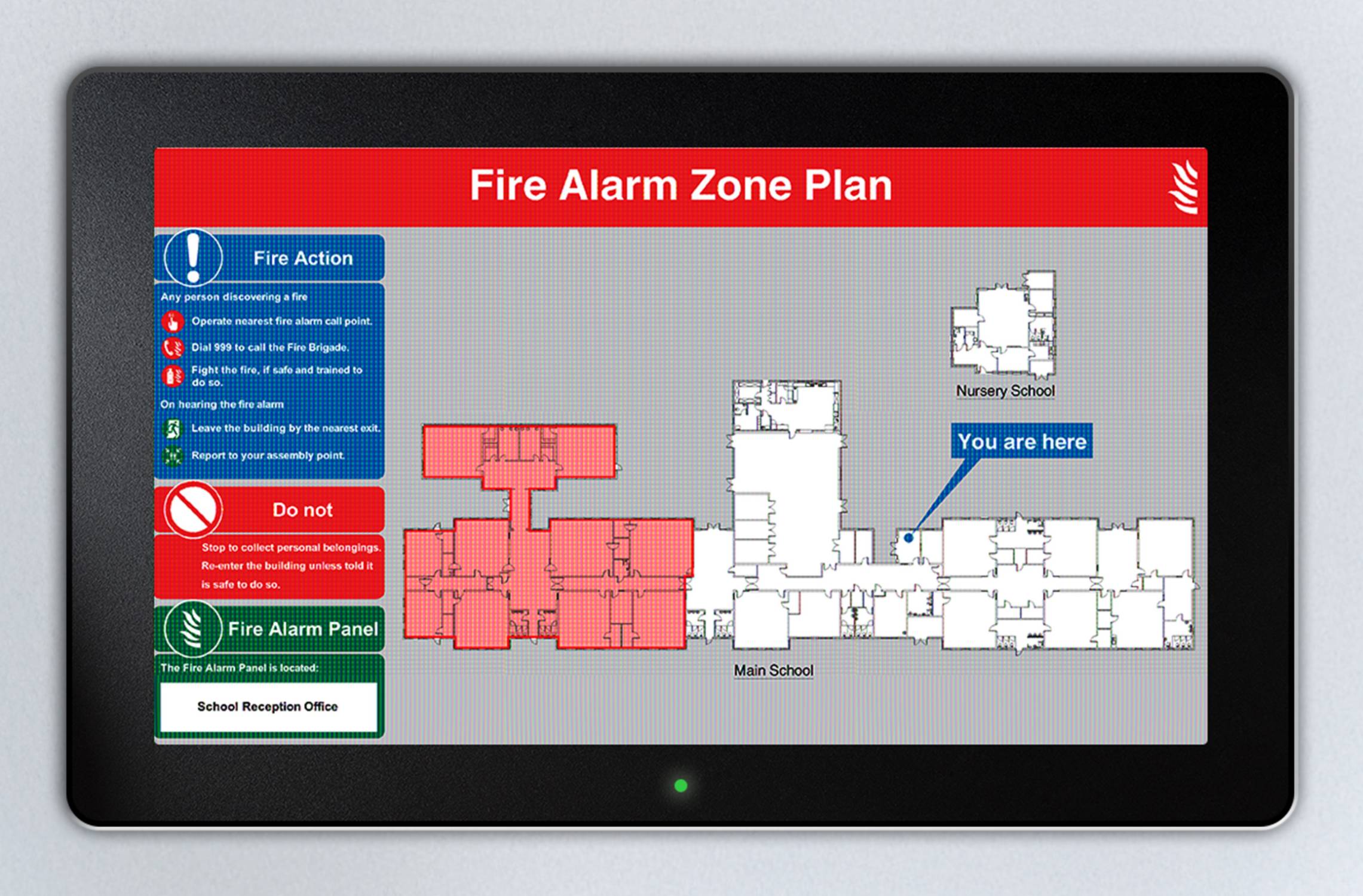 Dynamic ZM - Mimic Fire Alarm Panel