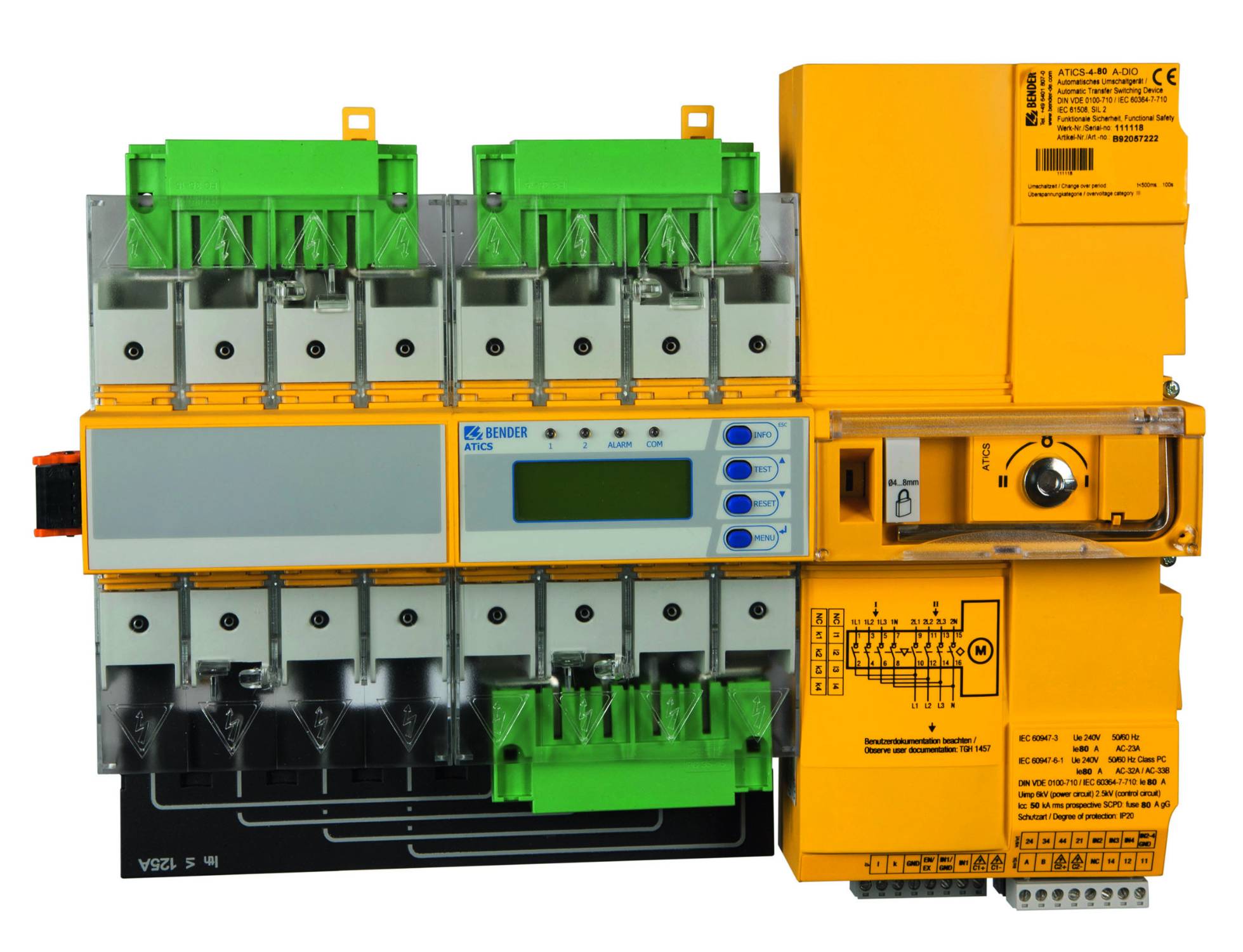 ATICS®-…-DIO for industrial applications - Transfer Switching Device