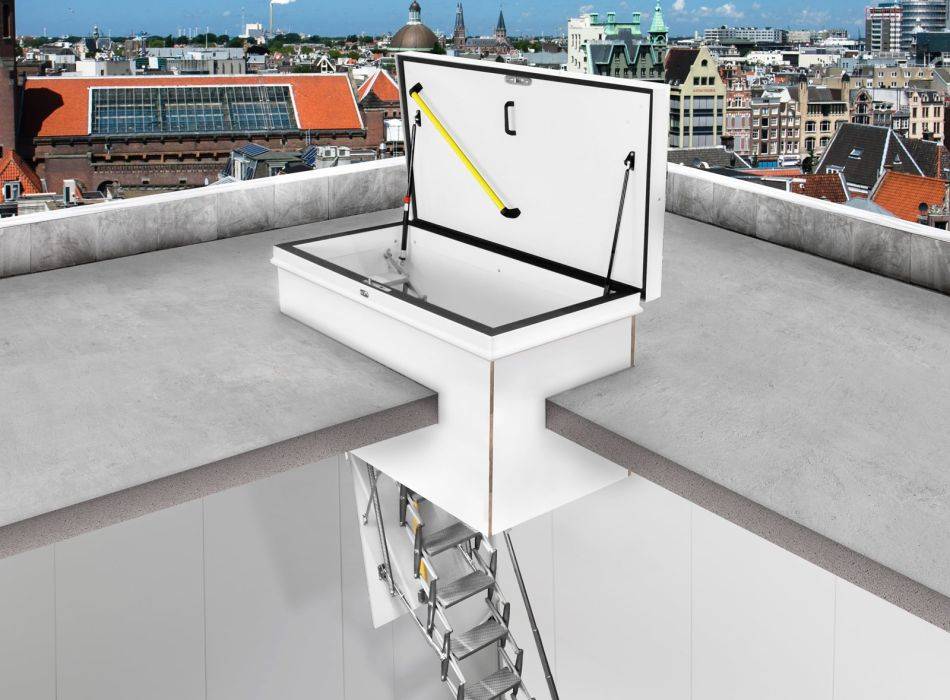 Complete Roof Access RHTS with Integrated Scissor Stair