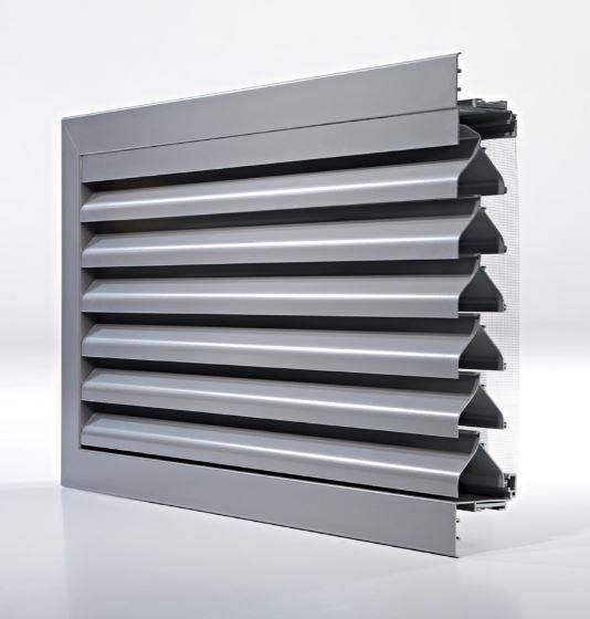 DucoGrille Classic G 70V - Recessed Aluminium Wall/ Window Louvres