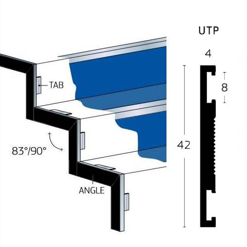 Stair Edging Side Trims - uPVC - Stair Edging Side Trims