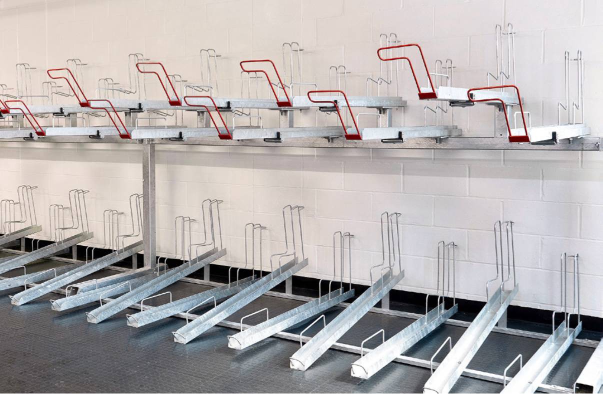 Two Tier Cycle Rack | The Bike Storage Company | BIM Library