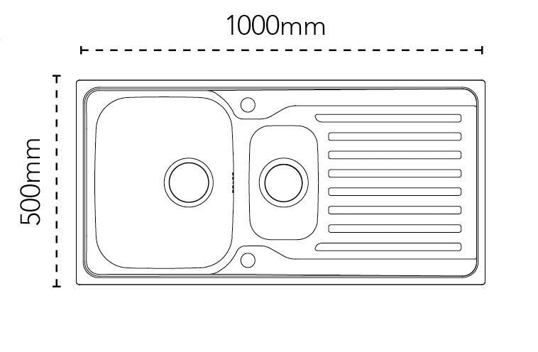 Lomond 150 - Stainless Steel Sink