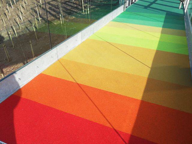 Spectrum Paving - coloured recycled glass