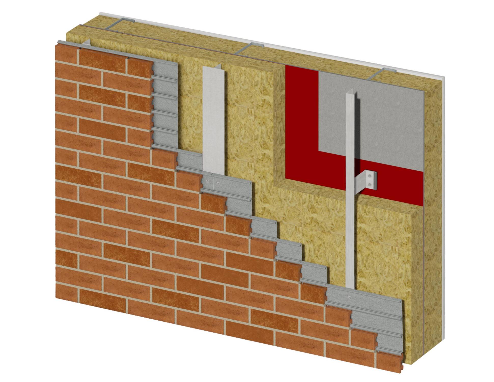 Corium Brick Tile Cladding System - Mechanically Fixed Brick Cladding ...