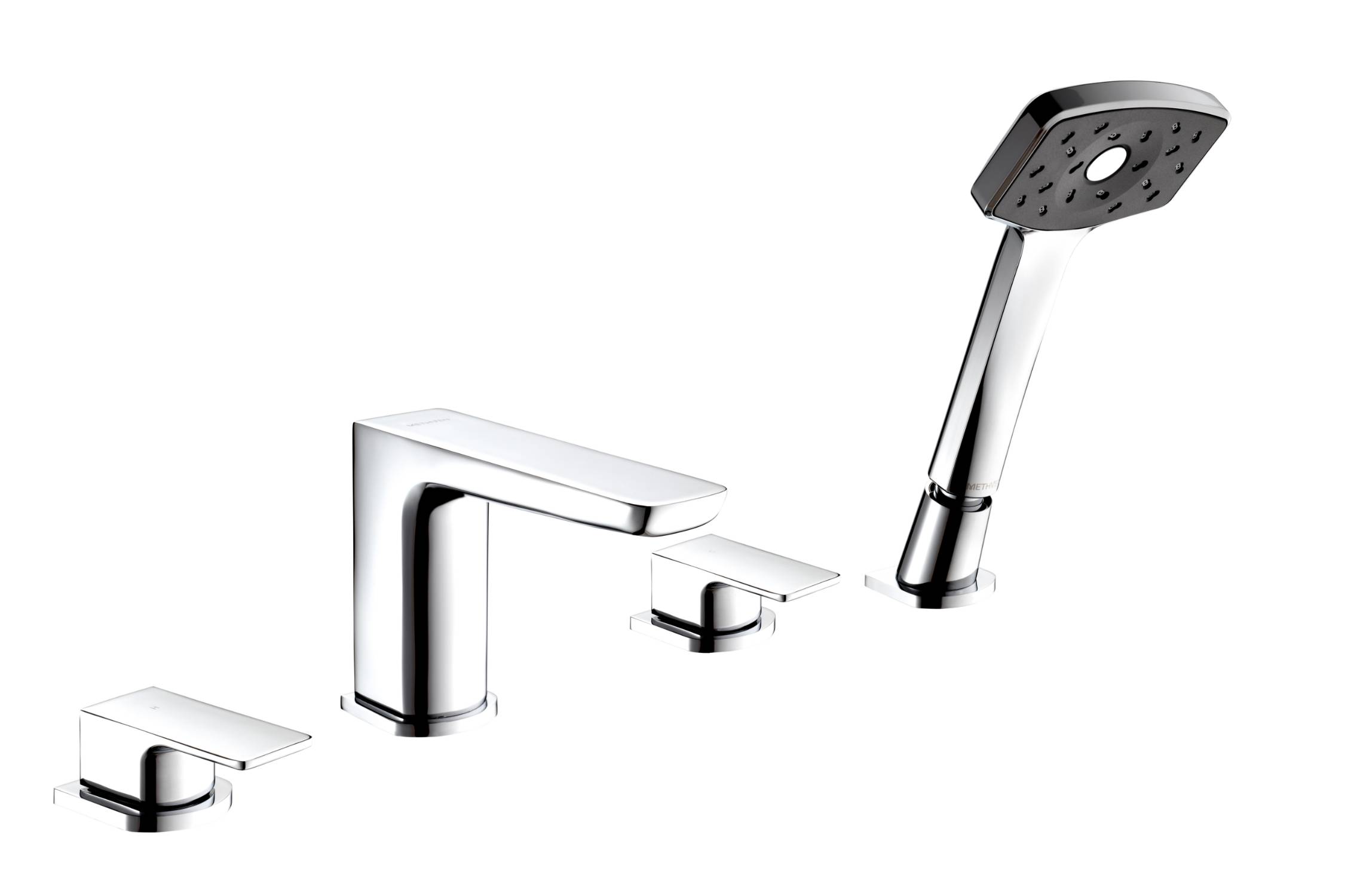 Wai 4 Hole Bath Shower Mixer