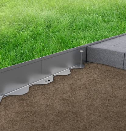 Galvanised Steel Border Edging System 