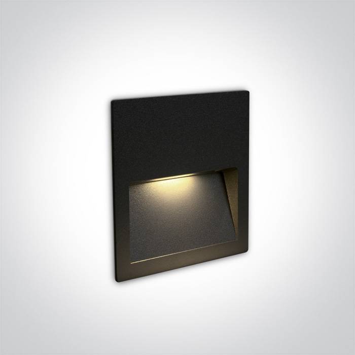 Outdoor IP65  4W LED Square Recessed Wall Light 68068A - Indoor/ Outdoor Luminaire