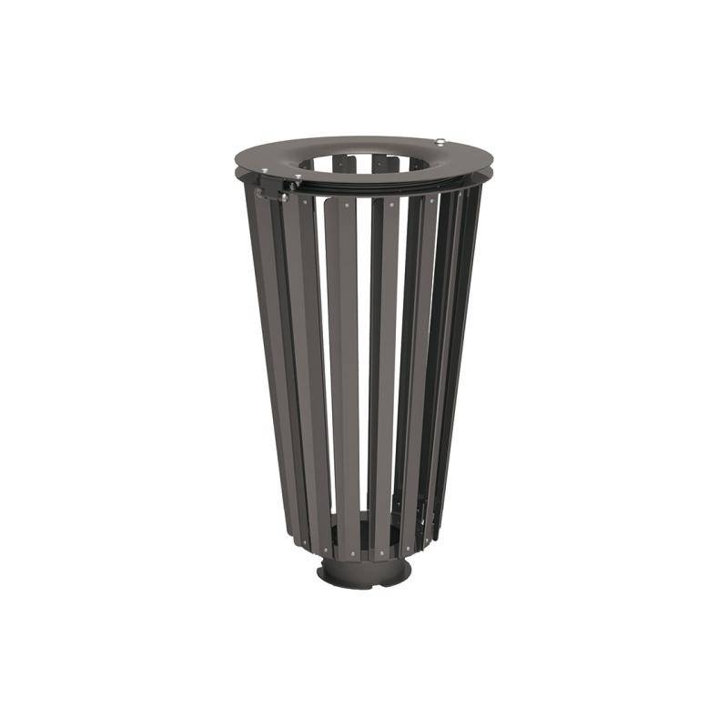 Lofoten steel litter bins - 80 litres