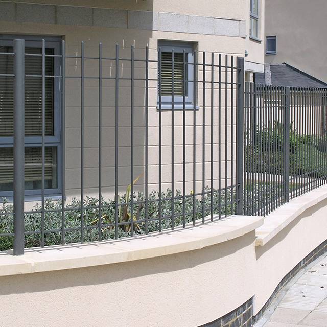 Modena Fencing - Steel railing boundary fence