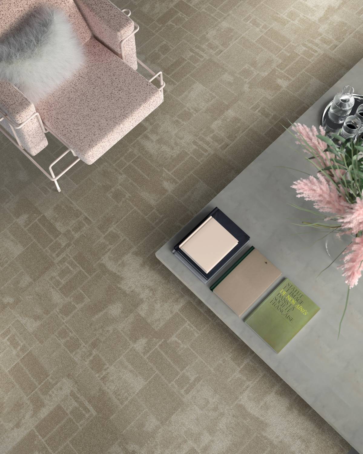 Floor Architecture III Collection: Stone Colours Ecoworx S® Carpet Tile 5T587