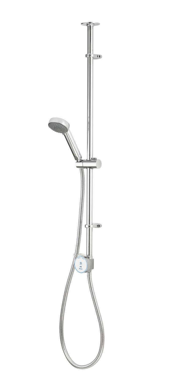 Quartz Blue Smart Exposed Shower With Adjustable Head