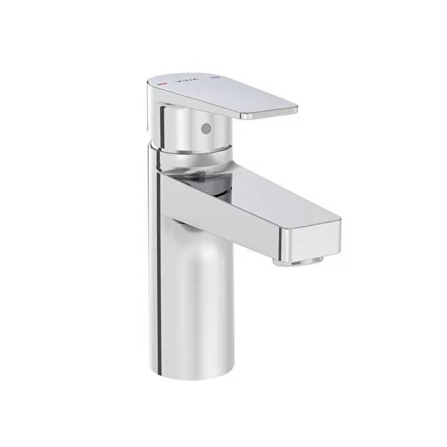 A43044VUK- Flow Square compact basin mixer, Chrome - Mixer Tap