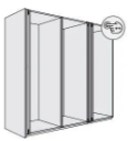 Hawa Concepta III 25/35 Push and Pull - Door Furniture