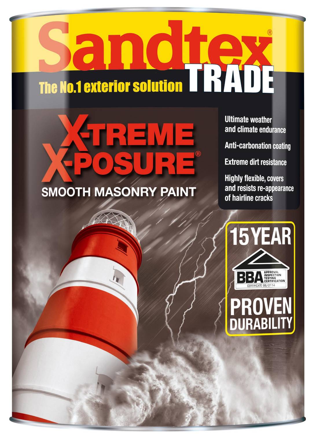 Crown Trade Sandtex Trade X-treme X-posure - Masonry paint