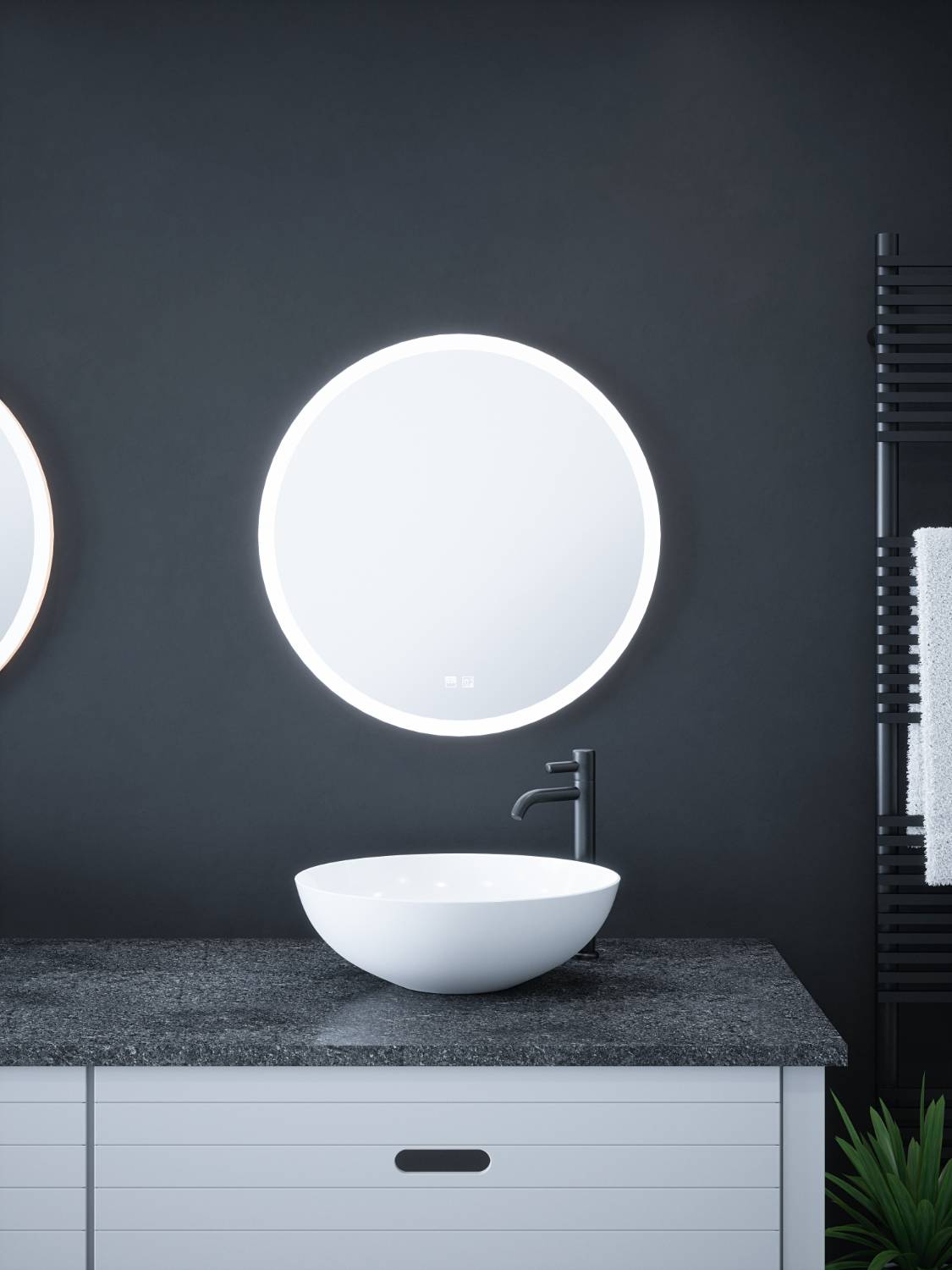 Mirror - Sudbury Illuminated CCT LED Mirror - SY9009 - LED Mirror with Lighting