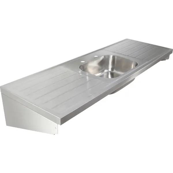 Twyford Sola Lay-On Kitchen Sink With Centre Basin