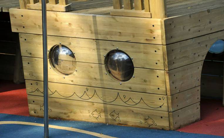 The Nautilus Play Boat Playground Equipment