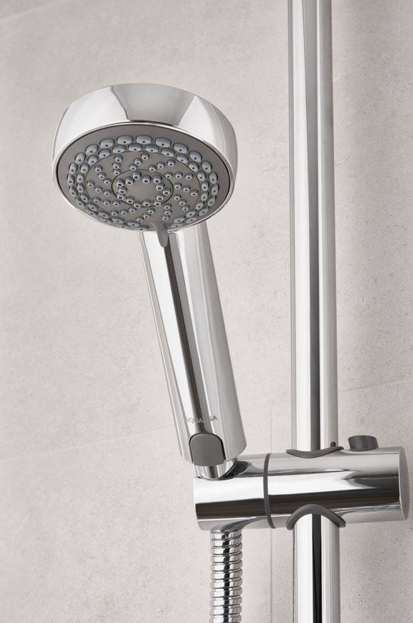 Quartz Blue Smart Divert Concealed Shower Adjustable With Wall Fixed Head