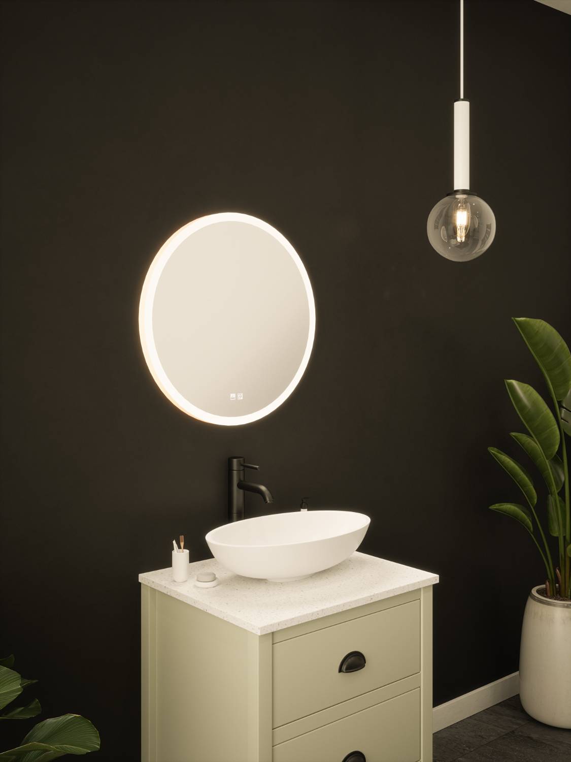 Mirror - Sudbury Illuminated CCT LED Mirror - SY9009 - LED Mirror with Lighting