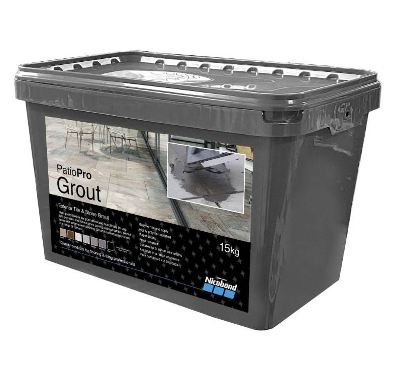 Nicobond PatioPro Grout - Exterior Tile and Stone Grout