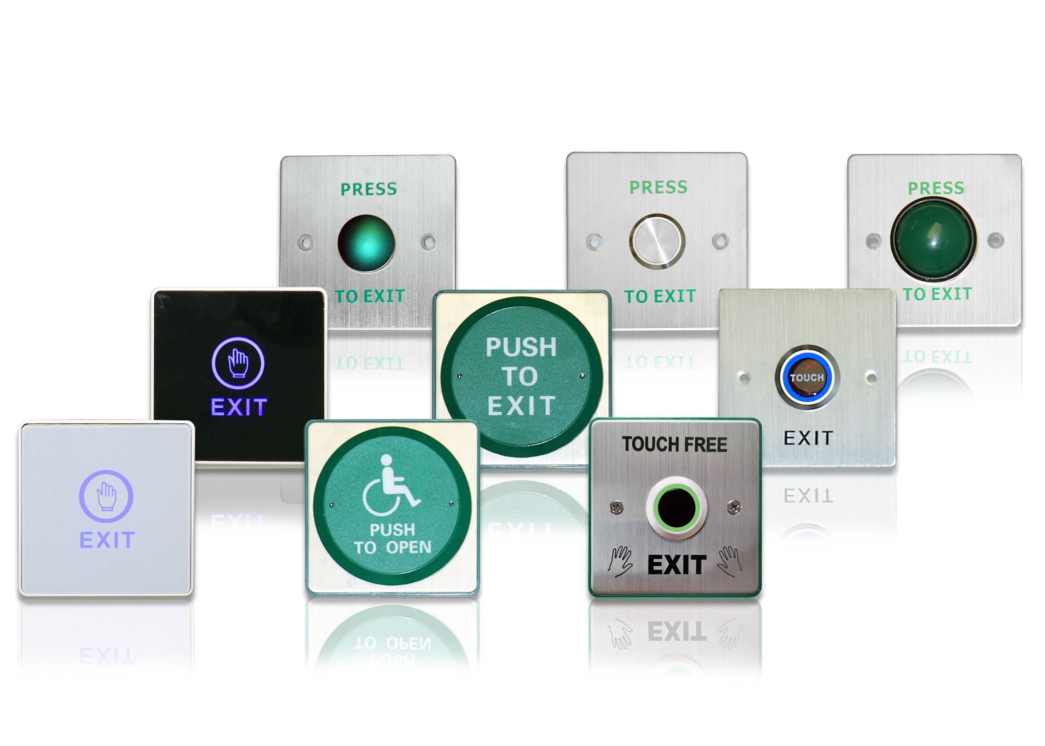Exit Buttons - RTE for Access Control Systems