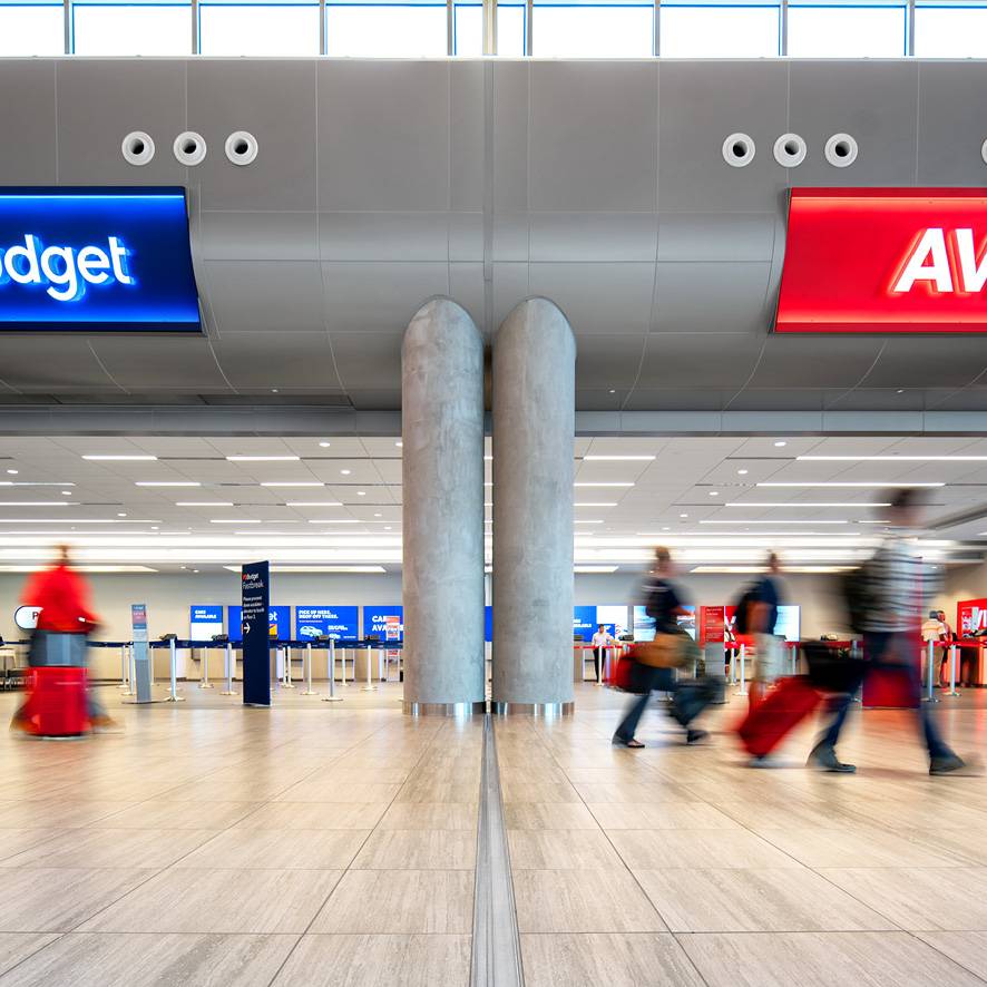 CS Allway® APF Series Heavy Duty Metal Floor Joint Covers - Recess Mounted