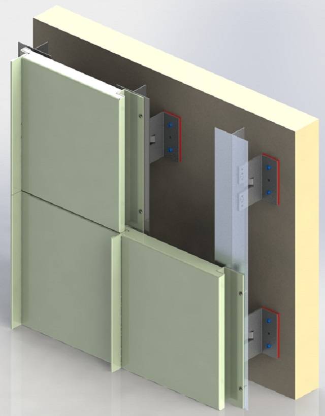 Vertical Interlocking Cladding (With Fin)