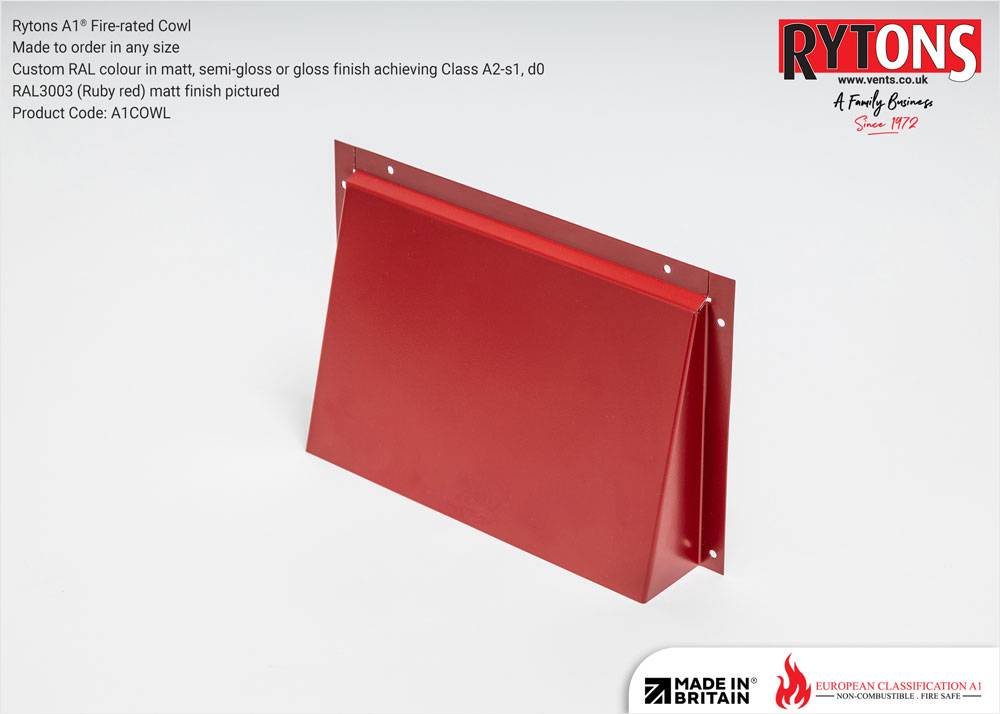 Rytons A1® Fire-rated Cowl