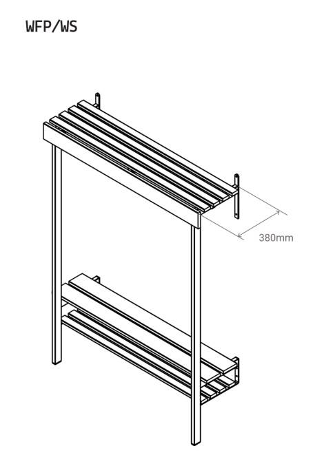 WFP Series Spacesaver Peg Unit